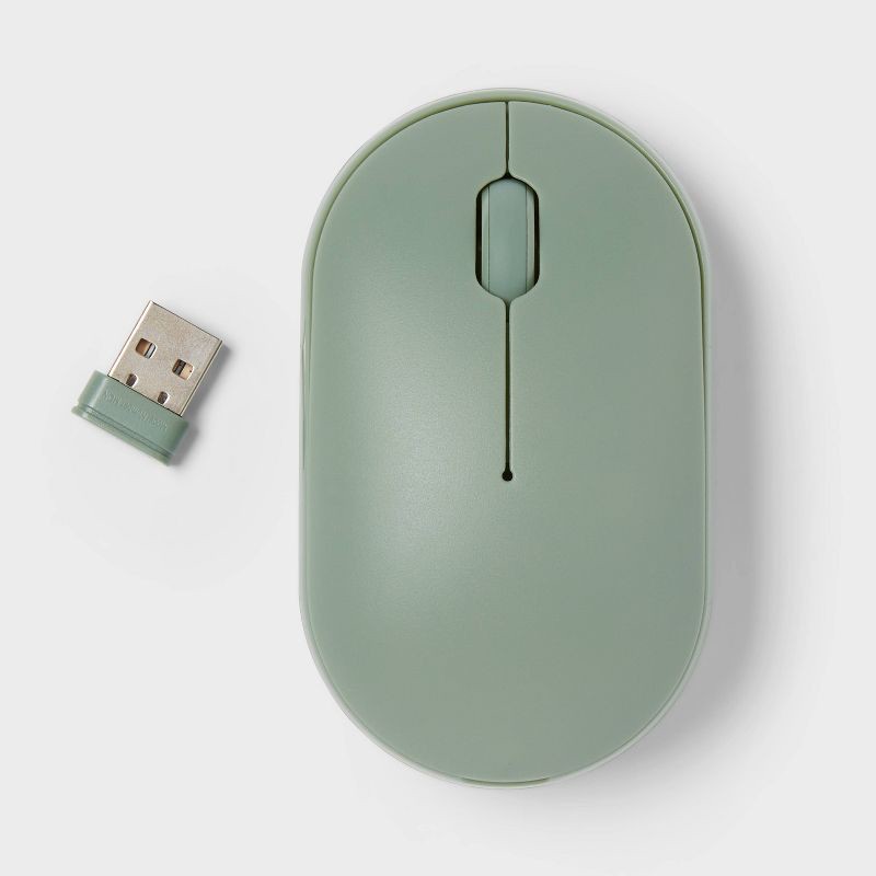 slide 1 of 5, Wireless Mouse - heyday™ Jade: USB-A Connection, Bluetooth, Home Use, 1 ct