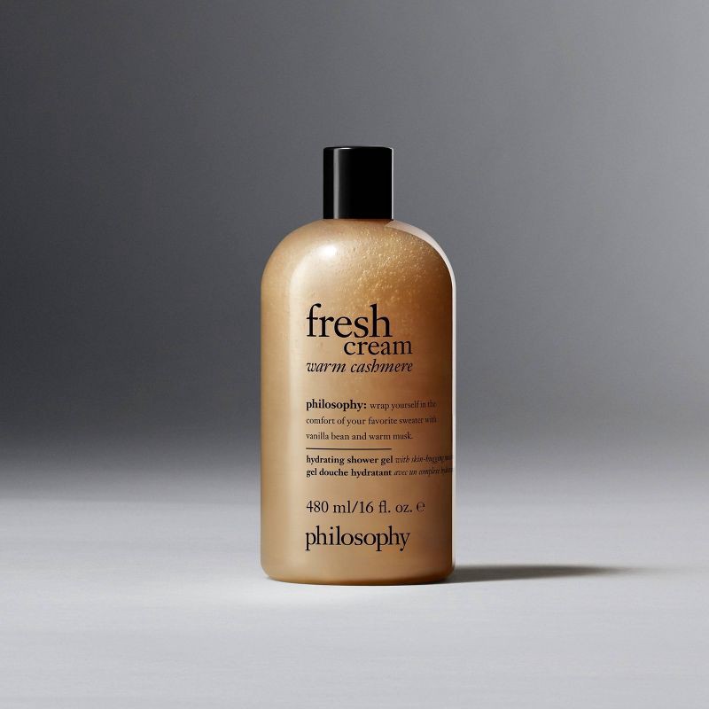 slide 2 of 5, philosophy Fresh Cream Warm Cash Shower Gel - 16oz - Ulta Beauty, 16 oz