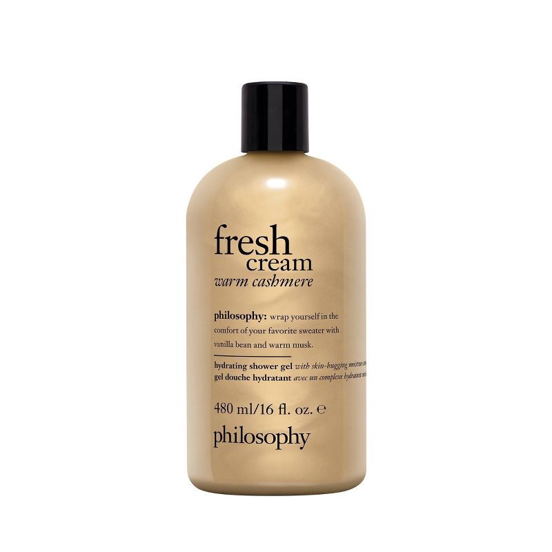 slide 1 of 5, philosophy Fresh Cream Warm Cash Shower Gel - 16oz - Ulta Beauty, 16 oz