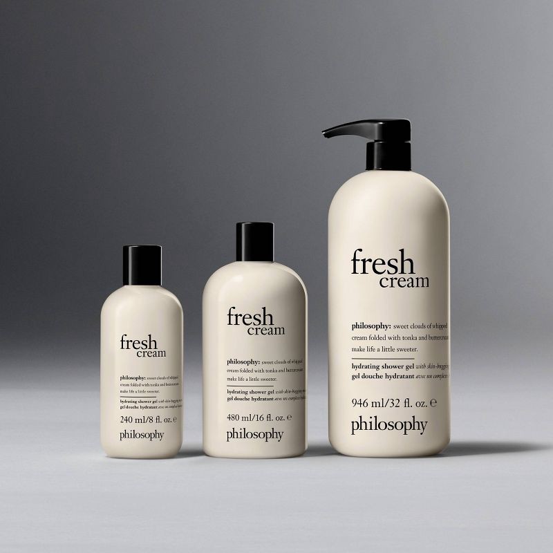 slide 6 of 7, philosophy Fresh Cream Shower Gel - 16oz - Ulta Beauty, 16 oz