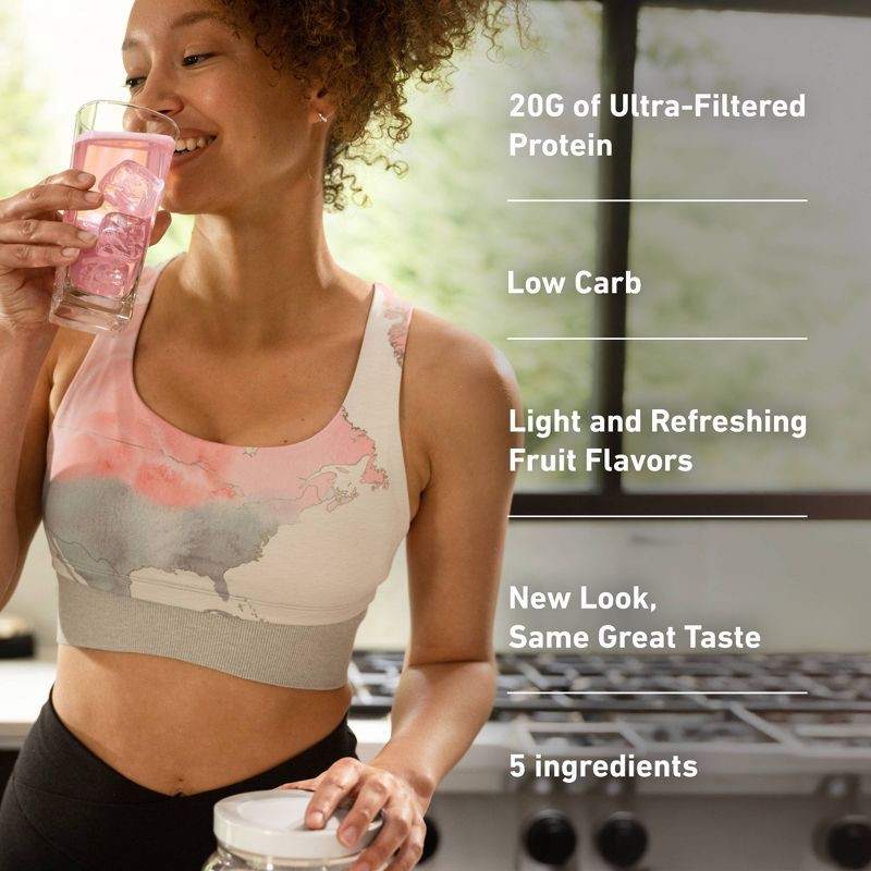 slide 4 of 9, Isopure Infusions Watermelon Lime Powder Protein Powder - 14.1oz: Whey Isolate, 20g Protein, 14.1 oz, 20 gram