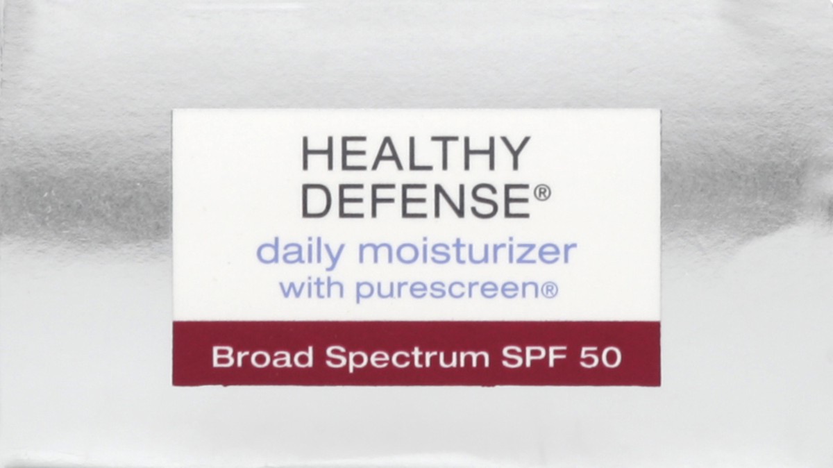 slide 4 of 5, Neutrogena Healthy Defense Daily Moisturizer for Sensitive Skin with SPF 50, Mineral Sunscreen with Zinc Dioxide & Titanium Dioxide, Oil-Free & Fragrance-Free, 1.7 fl. oz, 1.7 fl oz