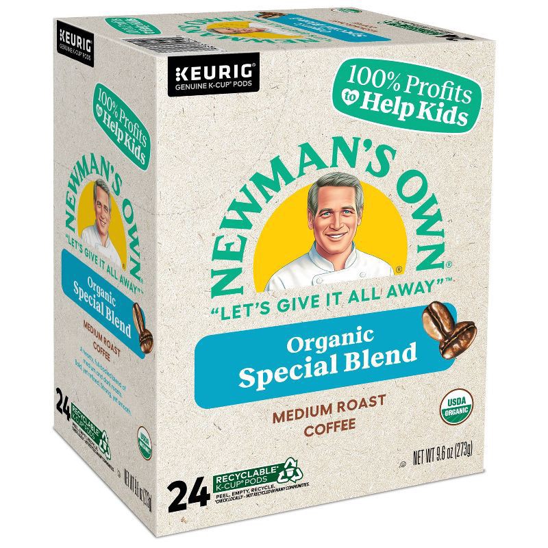 slide 4 of 9, Newman's Own Special Blend Keurig Single-Serve K-Cup Pods, Medium Roast Coffee - 24 ct, 24 ct