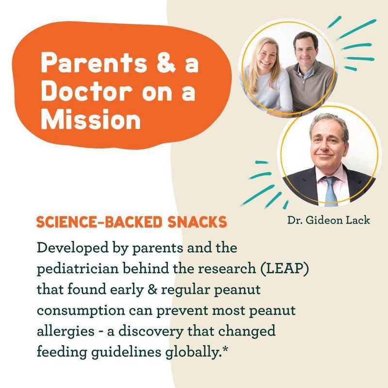 slide 7 of 14, Mission MightyMe Nutty Puffs Baby Snacks - Organic Peanut Butter - 1.5oz, 1.5 oz