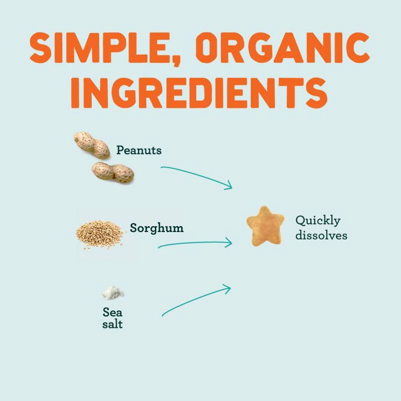 slide 8 of 14, Mission MightyMe Nutty Puffs Baby Snacks - Organic Peanut Butter - 1.5oz, 1.5 oz