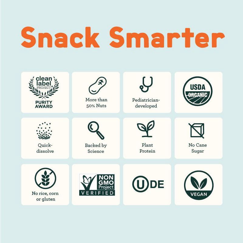 slide 16 of 17, Mission MightyMe Nutty Puffs Baby Snacks - Mixed Nut Butter 1.5oz - 1.5oz, 1.5 oz