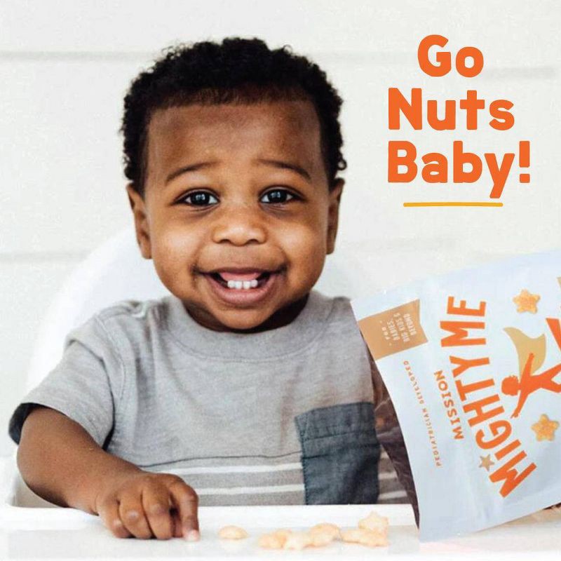 slide 7 of 17, Mission MightyMe Nutty Puffs Baby Snacks - Mixed Nut Butter 1.5oz - 1.5oz, 1.5 oz