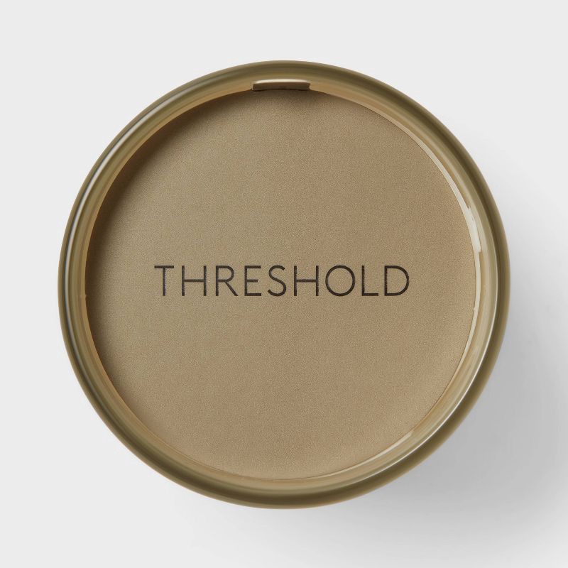 slide 4 of 4, Glass Lotus and Hinoki Jar Candle 5.5oz - Threshold™, 5.5 oz