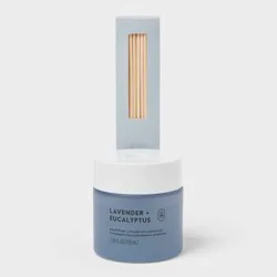 Glass Reed Diffuser Lavender and Eucalyptus 3.38 fl oz - Threshold™