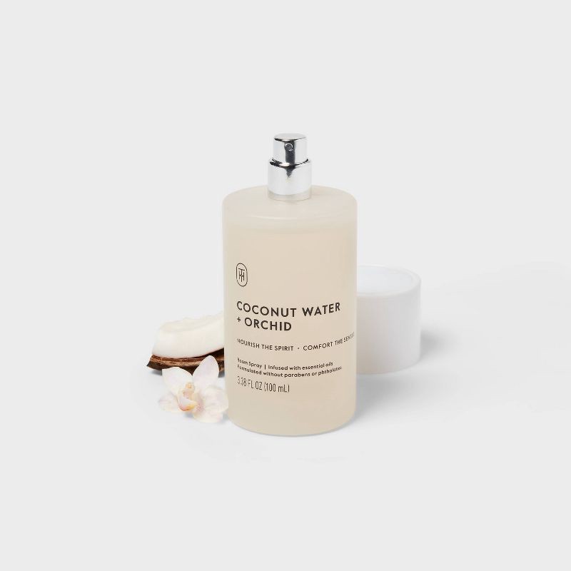 slide 3 of 3, Glass Room Spray Coconut Water and Orchid 3.4 fl oz - Threshold™, 3.4 fl oz