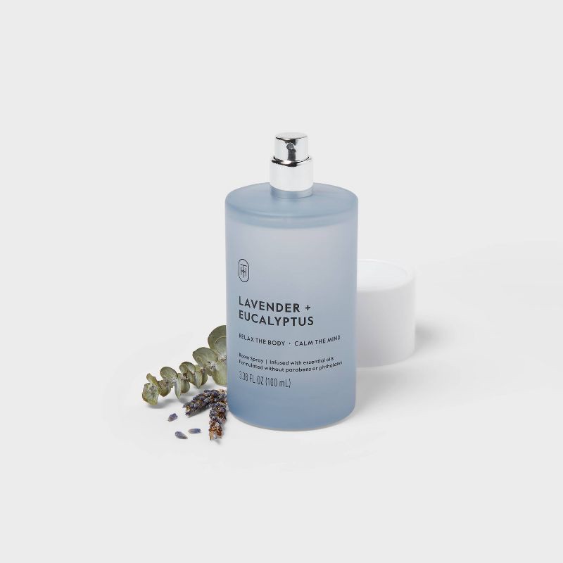 slide 3 of 3, Glass Room Spray Lavender and Eucalyptus 3.4 fl oz - Threshold™, 3.4 fl oz