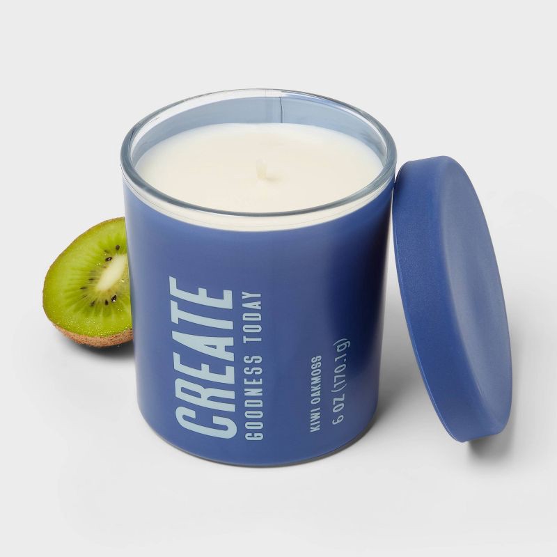 slide 3 of 3, Create Kiwi Oakmoss Jar Candle 6oz - Room Essentials™, 6 oz