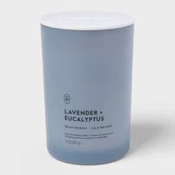 2 Wick Glass Lavender and Eucalyptus Jar Candle 19oz - Threshold™