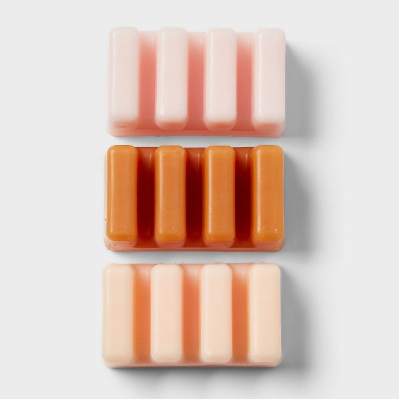 slide 2 of 3, 12ct Rainbow Marshmallow and Vanilla Bourbon and Pink Cotton Candy Wax Melts 2.5oz - Threshold™, 12 ct; 2.5 oz