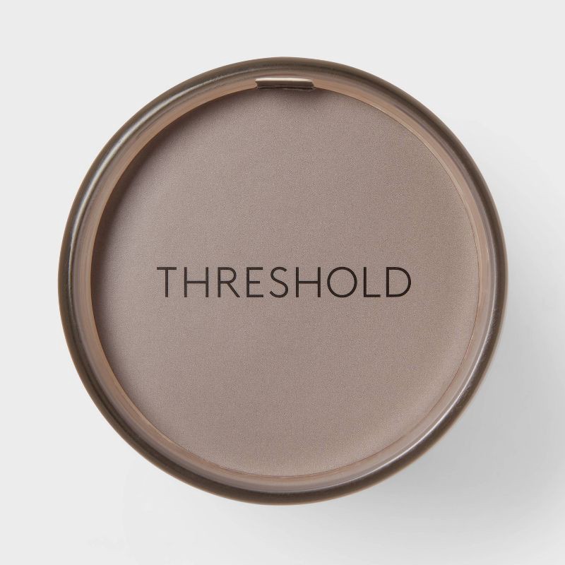 slide 4 of 4, Glass Vetiver and Cedarwood Jar Candle 5.5oz - Threshold™, 5.5 oz