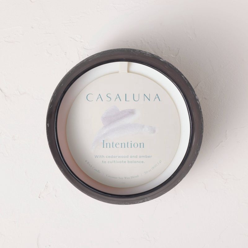 slide 3 of 5, 4 Wick Wellness Intention Salted Glass Jar Candle 30oz - Casaluna™, 30 oz