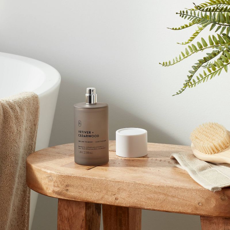 slide 2 of 3, Glass Vetiver and Cedarwood Room Spray 3.4 fl oz - Threshold™, 3.4 fl oz