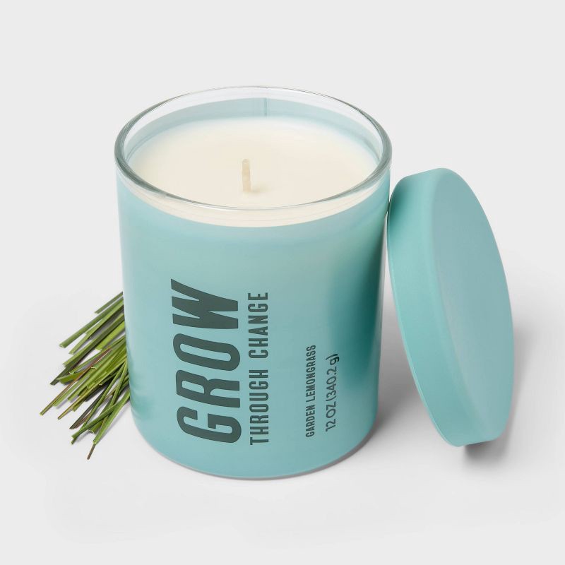 slide 3 of 3, Grow Garden Lemongrass Jar Candle 12oz - Room Essentials™, 12 oz