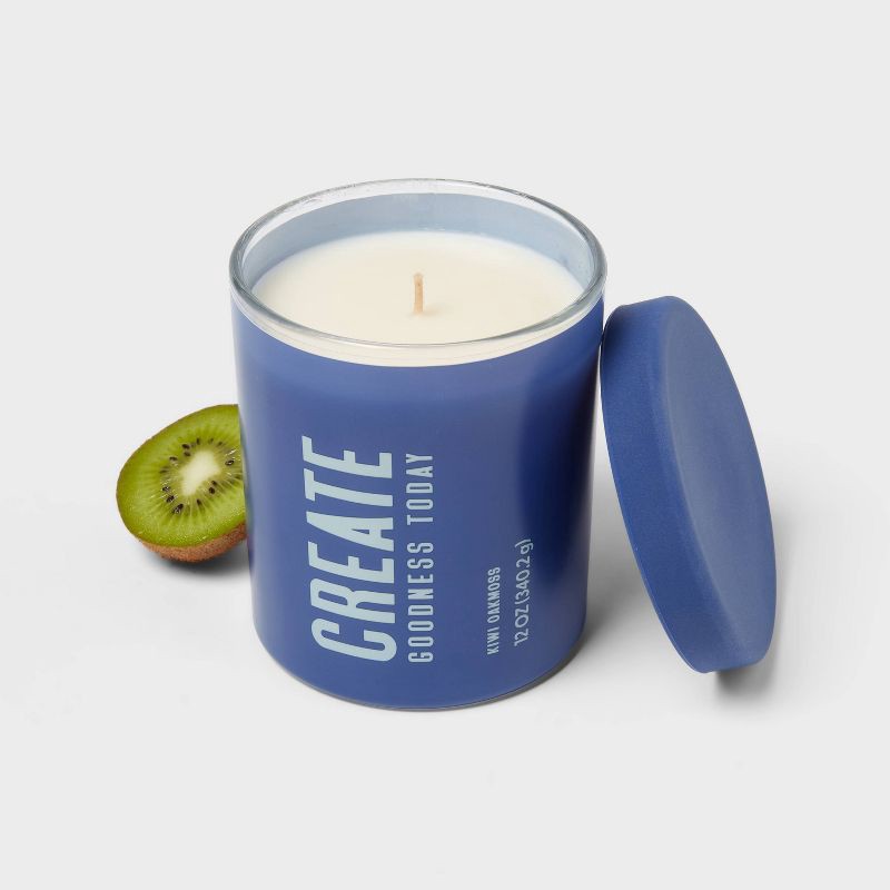 slide 3 of 3, Create Kiwi Oakmoss Jar Candle 12oz - Room Essentials™, 12 oz