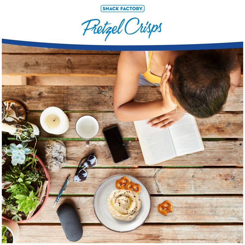 slide 3 of 7, Snack Factory Pretzel Crisps Original Gluten Free - 5oz, 5 oz