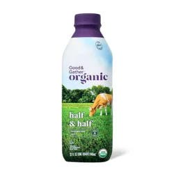 Organic Half & Half - 32 fl oz - Good & Gather™