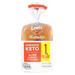 Healthy Life Keto Hawaiian Hot Dog Buns