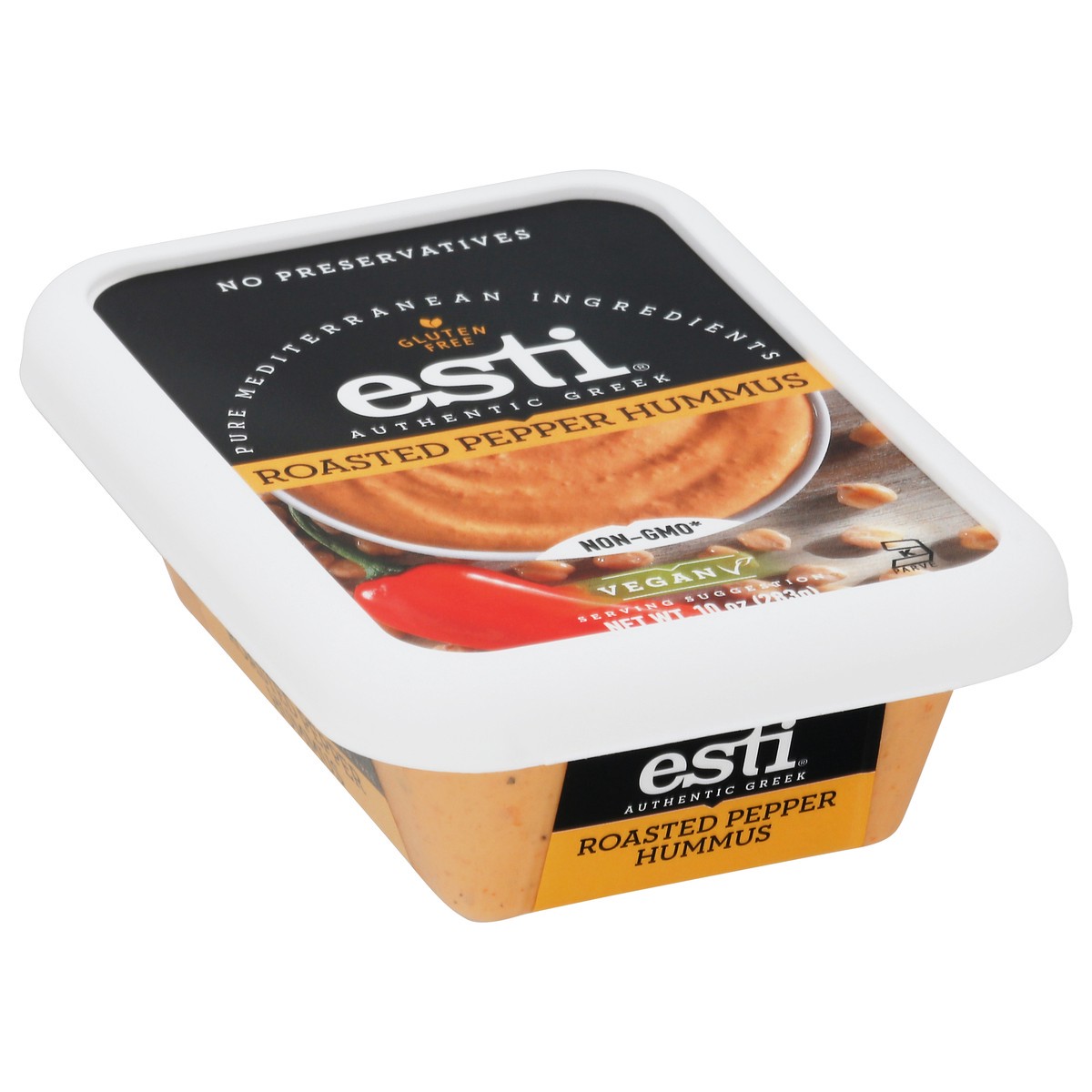 slide 6 of 9, esti Roasted Pepper Hummus 10 oz, 10 oz