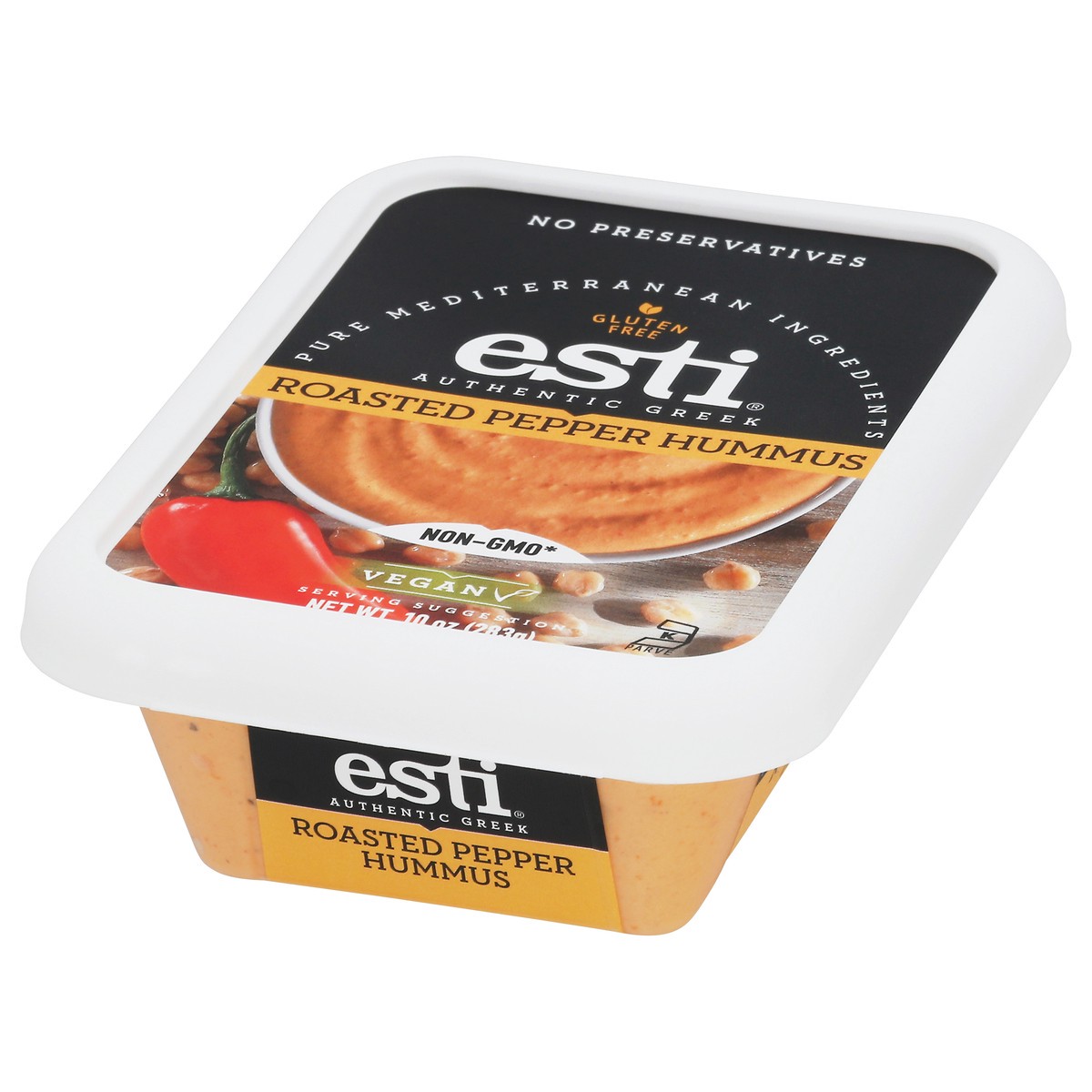 slide 4 of 9, esti Roasted Pepper Hummus 10 oz, 10 oz