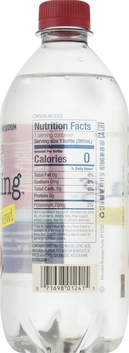 slide 4 of 13, Clear & Sparkling Wild Cherry Water Beverage 20 oz, 20 oz