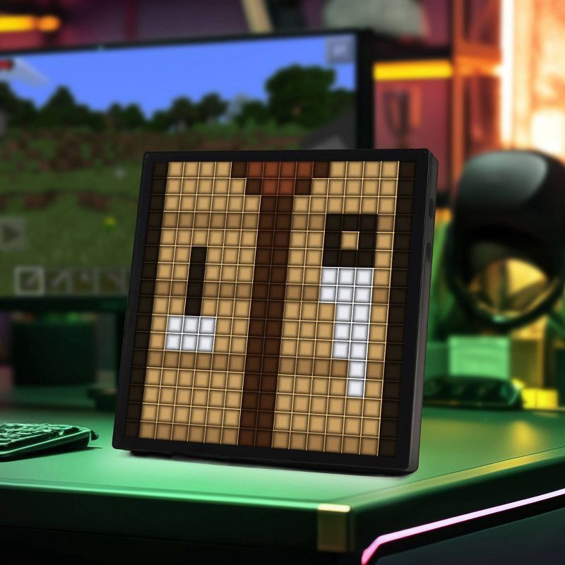 slide 17 of 17, Minecraft Pixel LED Novelty Table Lamp, 1 ct