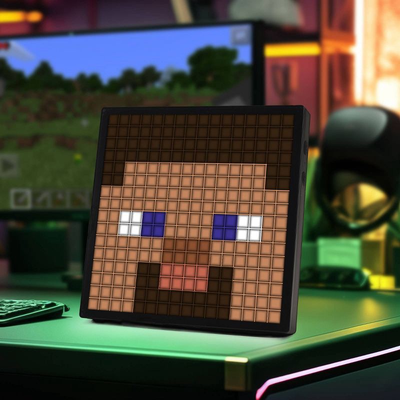 slide 4 of 17, Minecraft Pixel LED Novelty Table Lamp, 1 ct