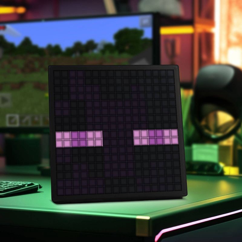 slide 5 of 17, Minecraft Pixel LED Novelty Table Lamp, 1 ct