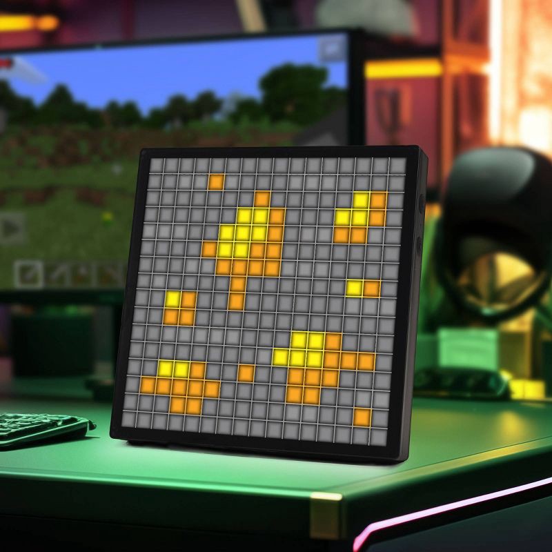 slide 7 of 17, Minecraft Pixel LED Novelty Table Lamp, 1 ct
