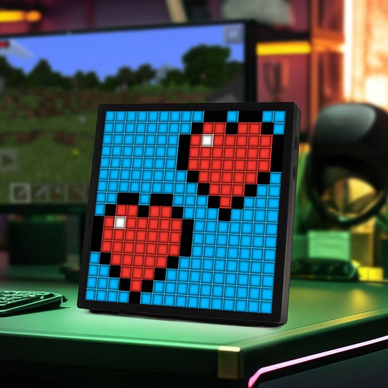 slide 8 of 17, Minecraft Pixel LED Novelty Table Lamp, 1 ct