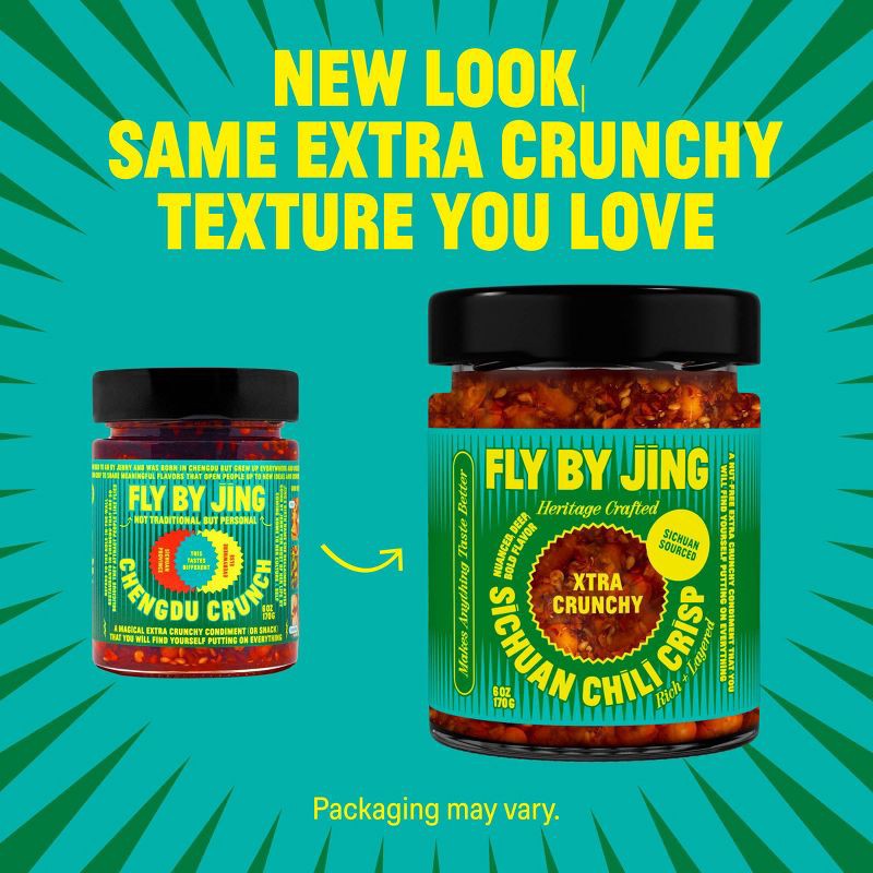 slide 6 of 8, Fly By Jing Xtra Crunchy Sichuan Chili Crisp Vegan Extra Crunchy Hot Sauce - 6oz, 6 oz