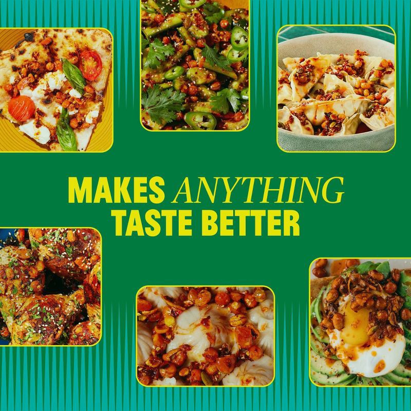 slide 8 of 8, Fly By Jing Xtra Crunchy Sichuan Chili Crisp Vegan Extra Crunchy Hot Sauce - 6oz, 6 oz