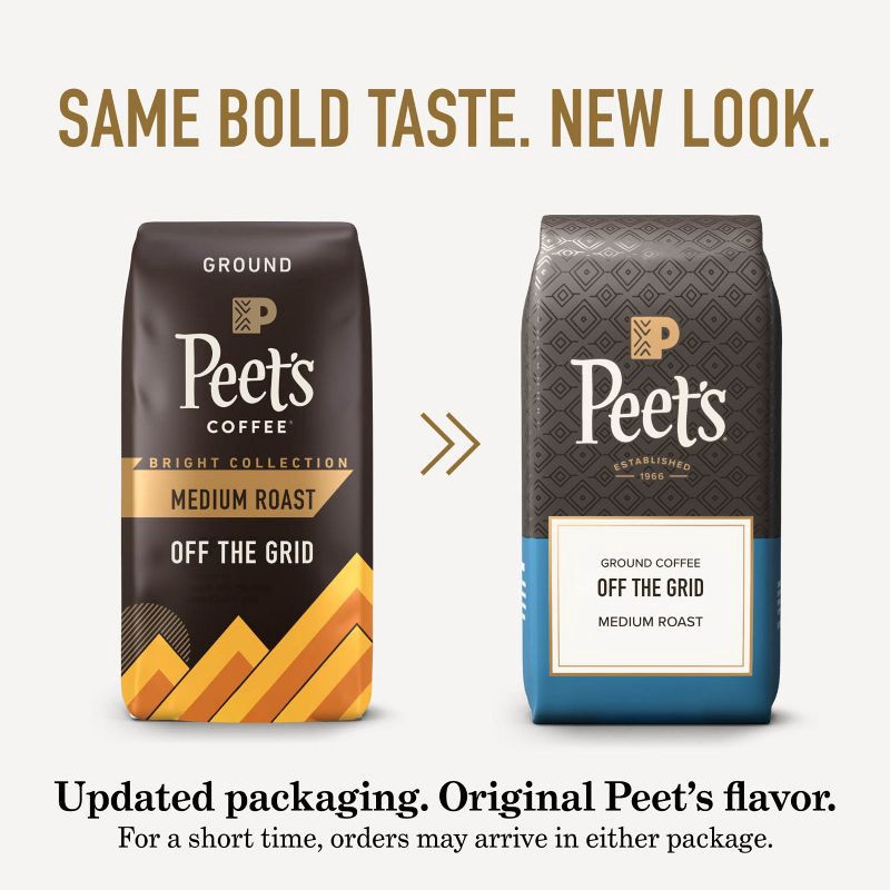 slide 3 of 9, Peet's Coffee Peet's Off The Grid Medium Roast Ground Coffee - 10.5oz, 10.5 oz