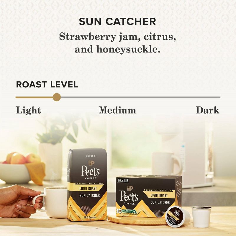 slide 6 of 7, Peet's Coffee Peet's Sun Catcher Light Roast Ground Coffee - 10.5oz, 10.5 oz