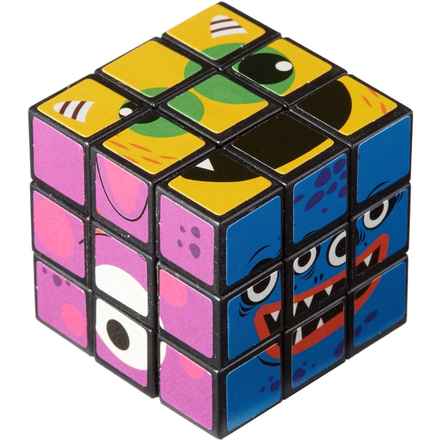 slide 1 of 1, Party City Monster Puzzle Cubes, 12 ct