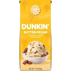 Dunkin' Donuts Dunkin' Butter Pecan Flavored Medium Roast Ground Coffee - 11oz