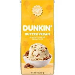 Dunkin' Donuts Dunkin' Butter Pecan Flavored Medium Roast Ground Coffee - 11oz