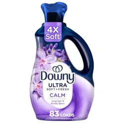 Downy Ultra Soft + Calm Lavender & Vanilla Beans Liquid Fabric Softener - 56 fl oz