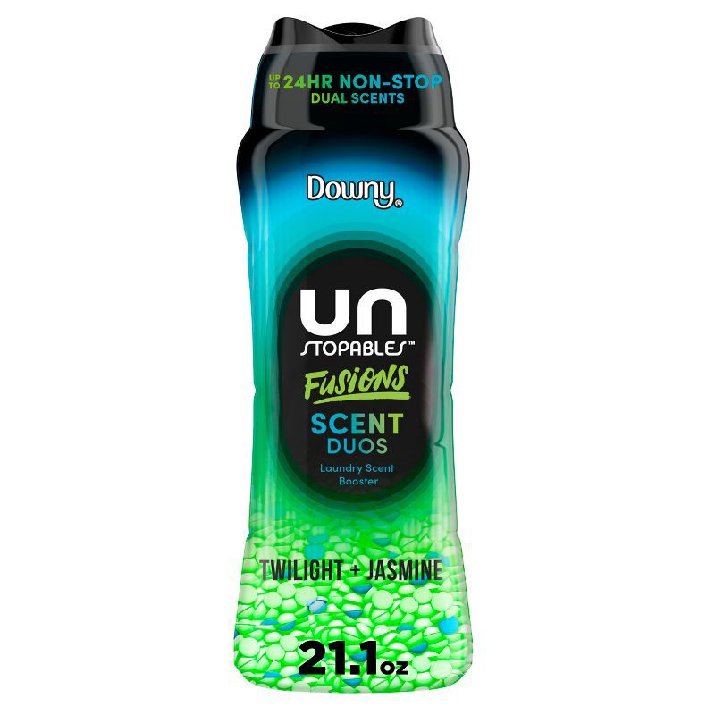 slide 1 of 11, Downy Unstopables Fusions Twilight + Jasmine Laundry Additive Beads - 21.1oz, 21.1 oz