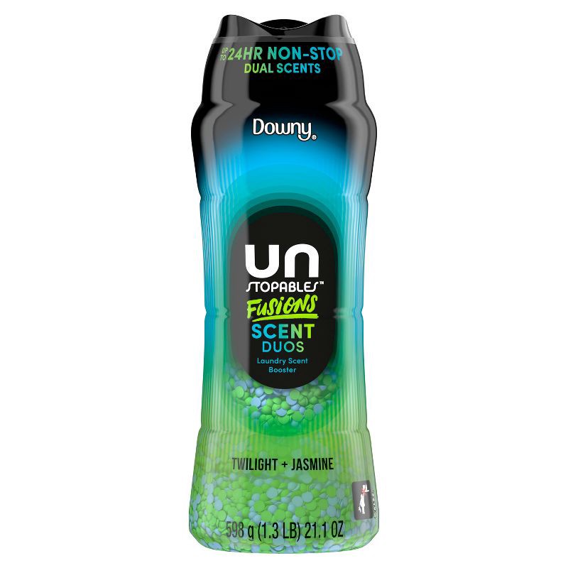 slide 10 of 11, Downy Unstopables Fusions Twilight + Jasmine Laundry Additive Beads - 21.1oz, 21.1 oz