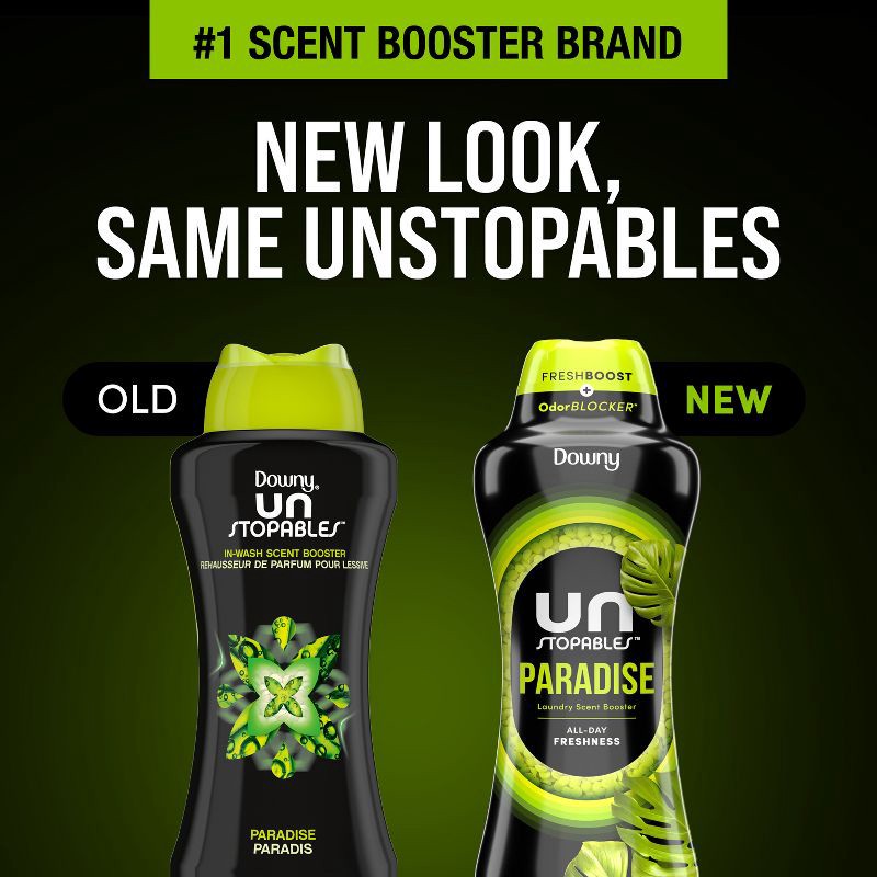 slide 3 of 11, Downy Unstopables Paradise In-Wash Scent Booster Beads - 30.1oz, 30.1 oz