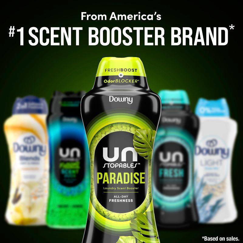 slide 9 of 11, Downy Unstopables Paradise In-Wash Scent Booster Beads - 30.1oz, 30.1 oz