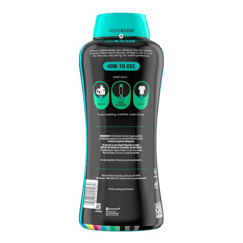 slide 13 of 13, Downy Unstopables Fresh In-Wash Scent Booster Beads - 30.1oz, 30.1 oz