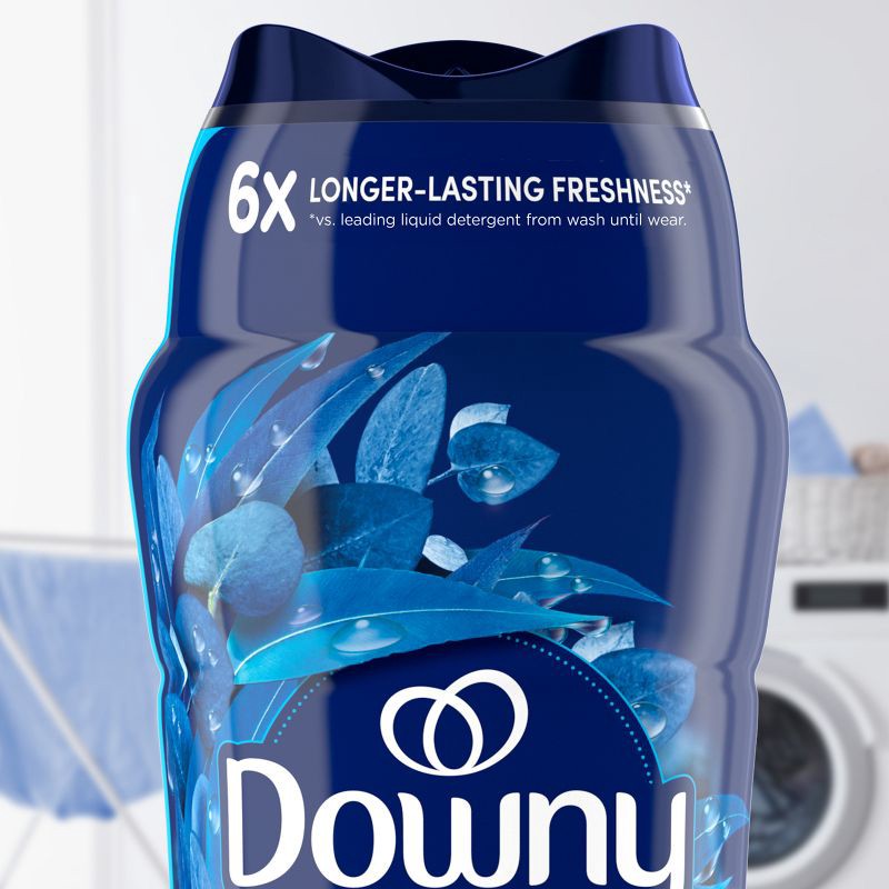 slide 12 of 12, Downy Infusions Balance Crisp Rain & Blue Eucalyptus In-Wash Scent Booster Beads - 30.1oz, 30.1 oz