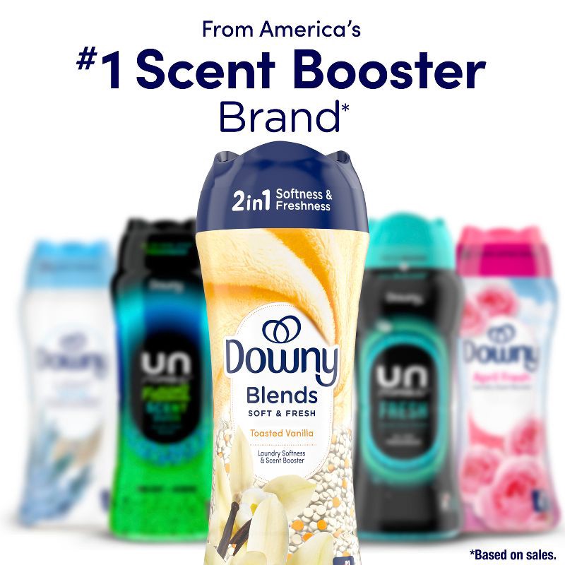 slide 9 of 10, Downy Blends Soft & Fresh In-Wash Scent Booster - Toasted Vanilla Scented Laundry Bead - 13oz, 13 oz