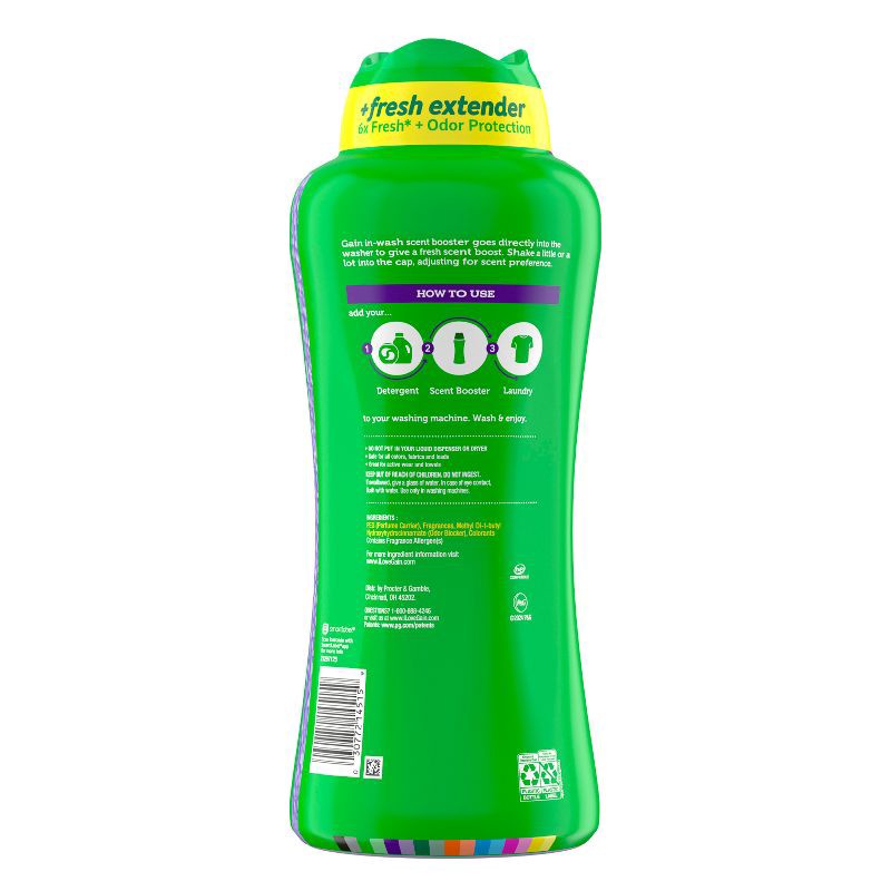 slide 10 of 10, Gain Fireworks Moonlight Breeze In-Wash Scent Booster Beads - 30.1oz, 30.1 oz